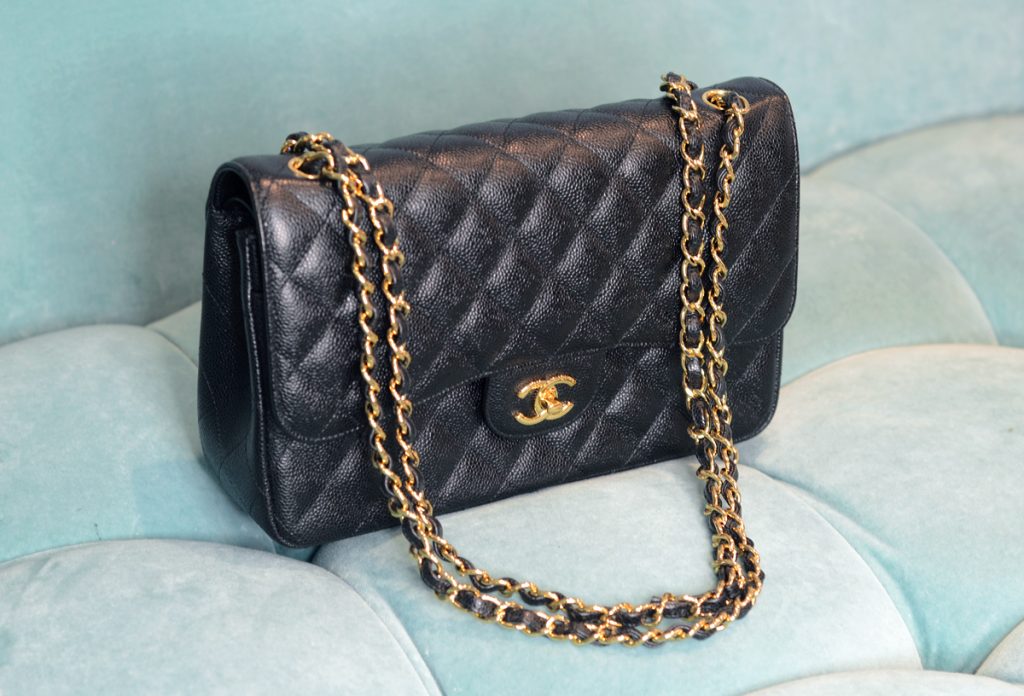 Chanel Jumbo Caviar Leather Single Flap Unboxing! 