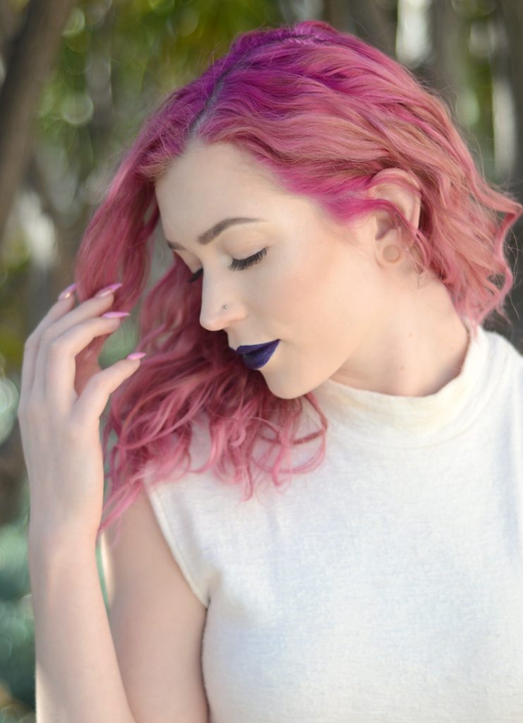 How to Wear Bold Lipstick in 3 Easy Steps with Los Angeles Cruelty-Free Beauty Blogger, Emily Wolf Beauty.