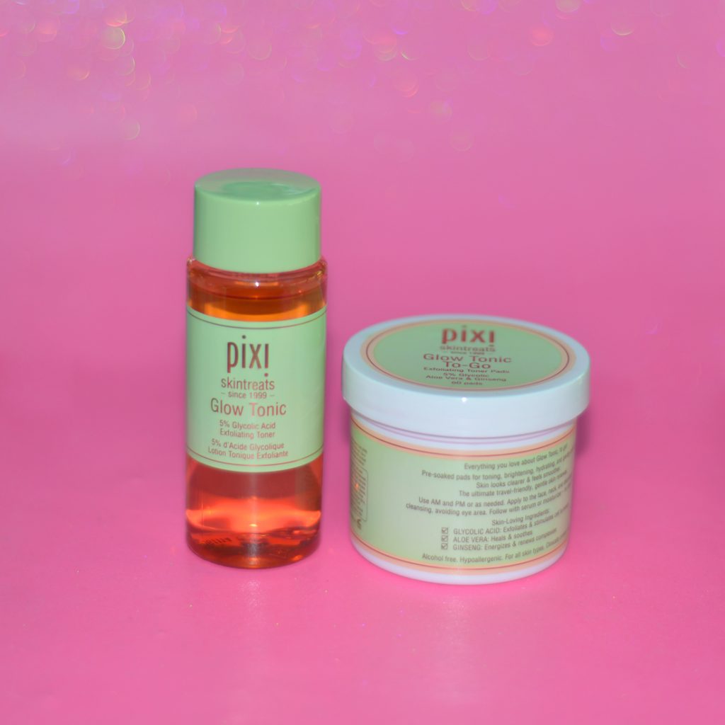 Los Angeles Cruelty-Free Beauty Blogger, Emily Wolf Beauty shares her full nighttime skin care routine with a list of products she uses. pixi glow tonic and glow tonic to-go