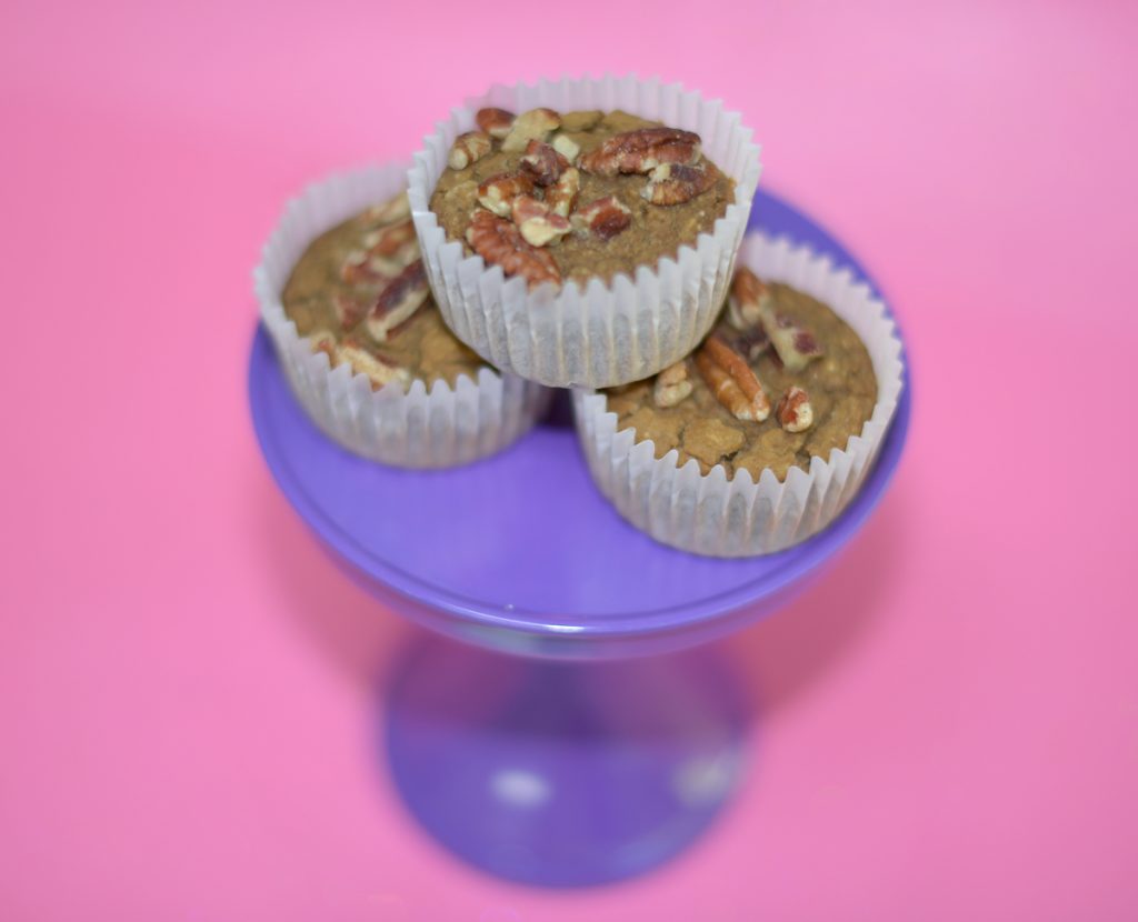 Healthy Vegan Gluten-Free Banana Muffin Recipe with Los Angeles Cruelty-Free Beauty Blogger, Emily Wolf Beauty.