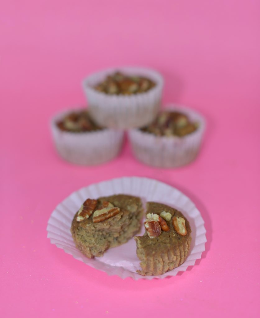 Healthy Vegan Gluten-Free Banana Muffin Recipe with Los Angeles Cruelty-Free Beauty Blogger, Emily Wolf Beauty.