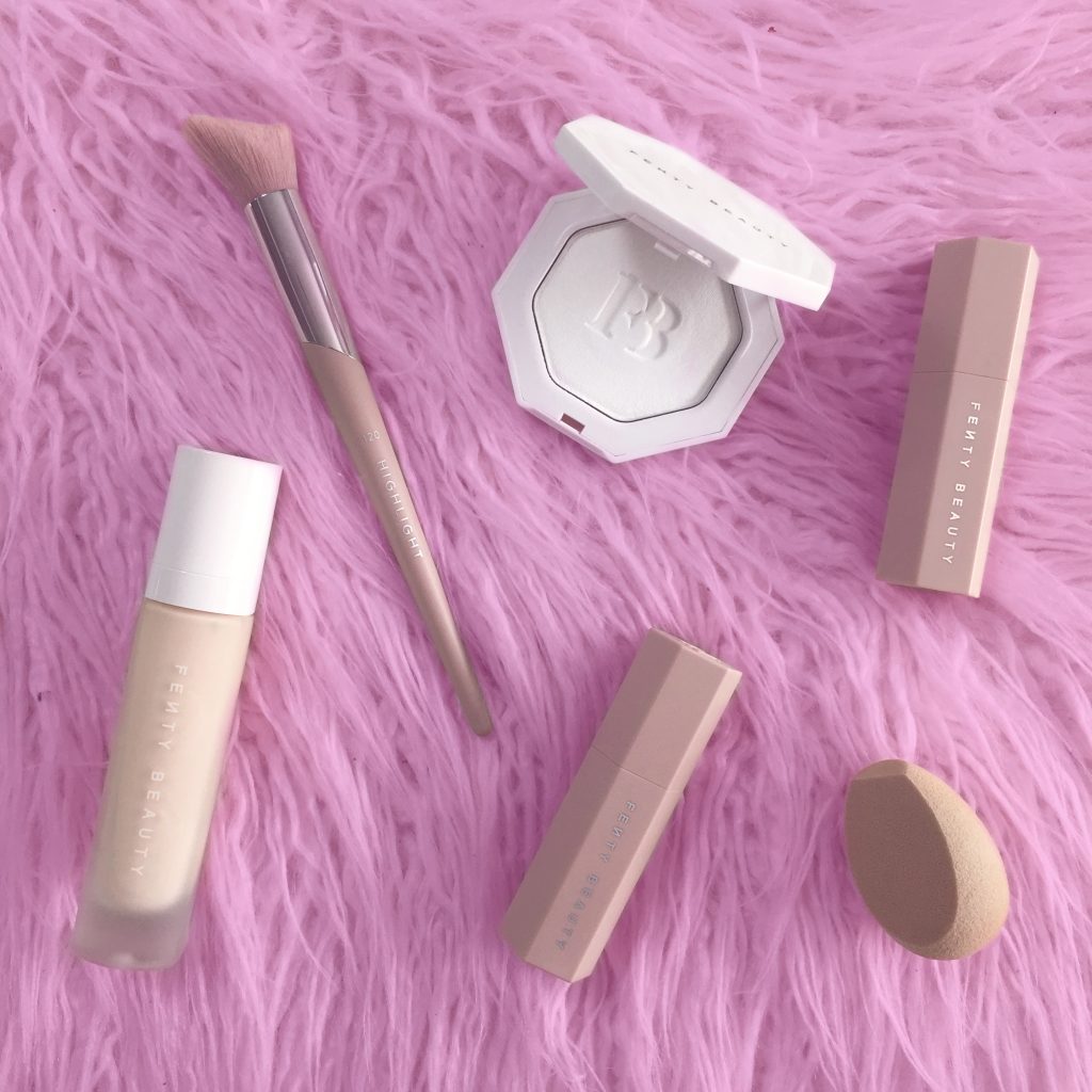 Best Fenty Beauty products for fair skin. Los Angeles Cruelty-Free Beauty Blogger, Emily Wolf Beauty shares an in-depth look and review of the Fenty Beauty collection for fair skin.