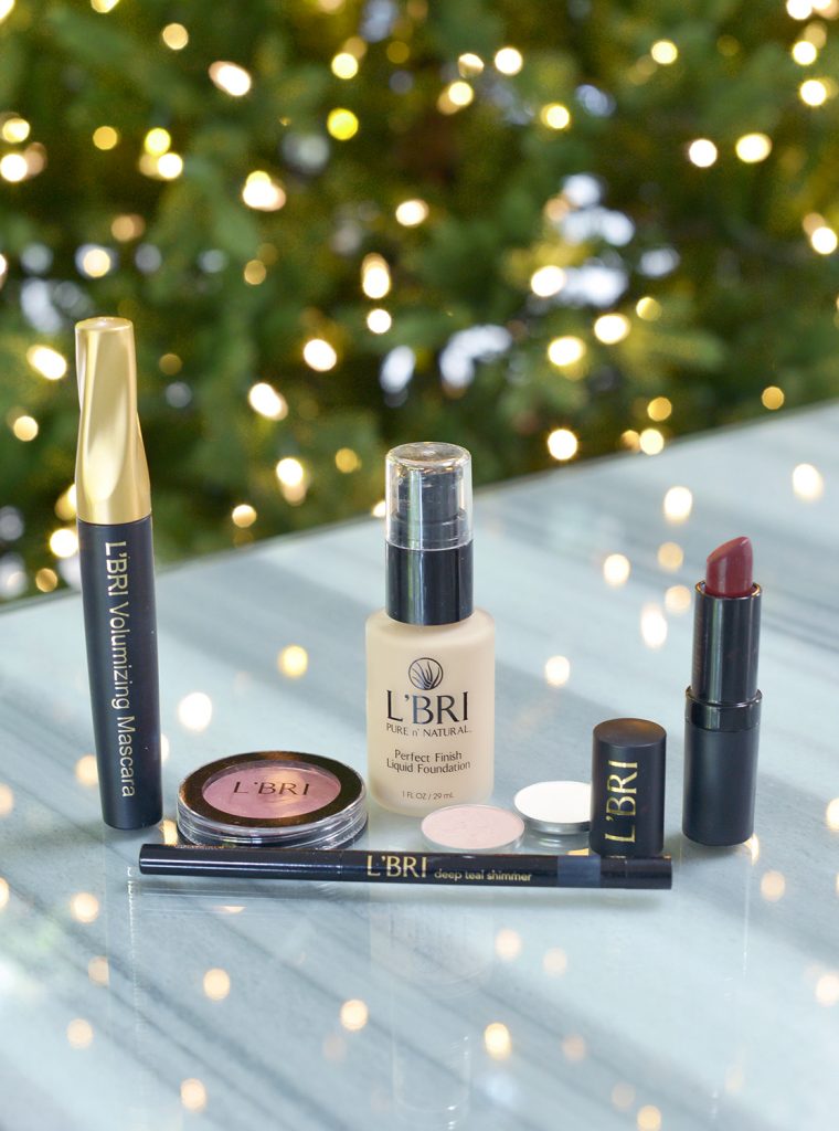 Los Angeles Cruelty-Free Beauty Blogger, Emily Wolf Beauty shares a gorgeous Edgy Holiday Makeup Look with L'BRI.