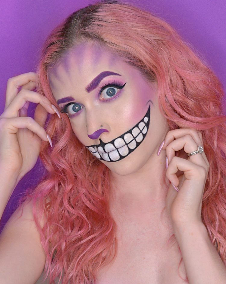 Cheshire Cat halloween makeup tutorial